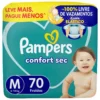 Fralda Pampers Confort Sec P 50 Unidades