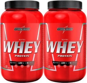 Combo 2x Nutri Whey Protein Para Ganho de Peso Baunilha 900g Pote – Integralmedica
