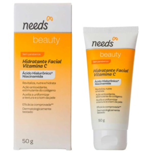 Hidratante Facial Needs Beauty Vitamina C 50g