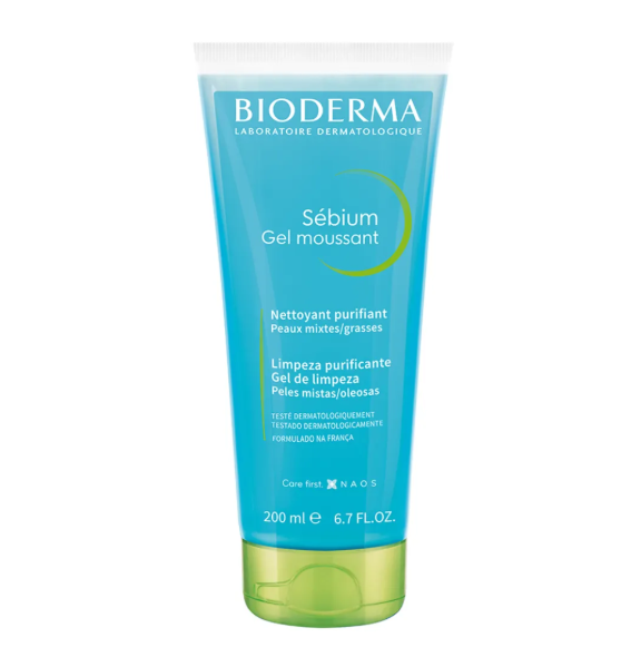 Gel de Limpeza Facial Bioderma Sébium Gel Moussant 200ml