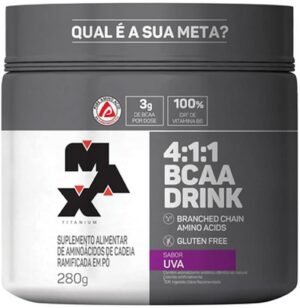 Max Titanium Bcaa 4: 1: 1 – 280G Drink Uva